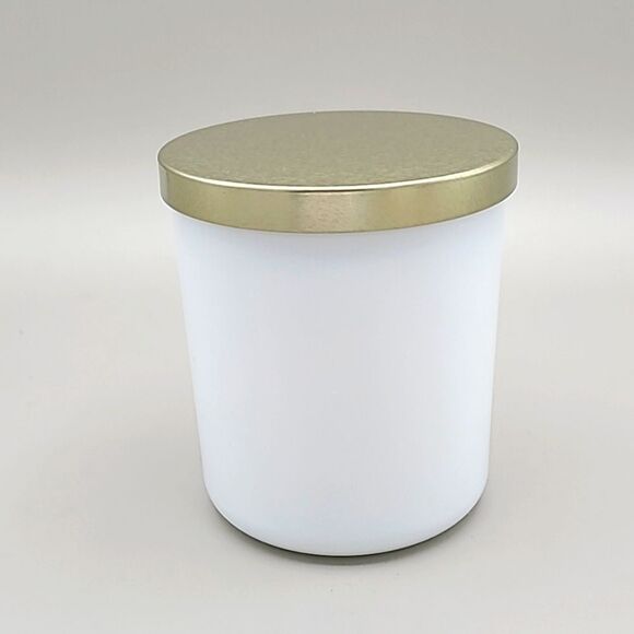 Sand & Fog White Candle, Tropical Citrus with Heart on the Front, NWOT - Picture 2 of 5